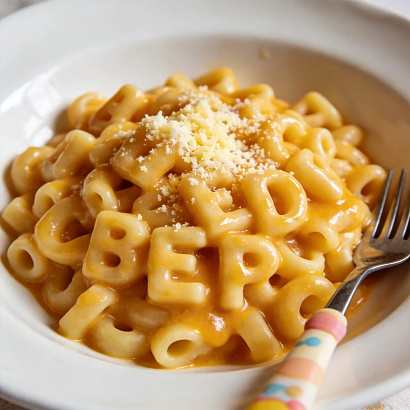 Pasta ALPHABET with cheese